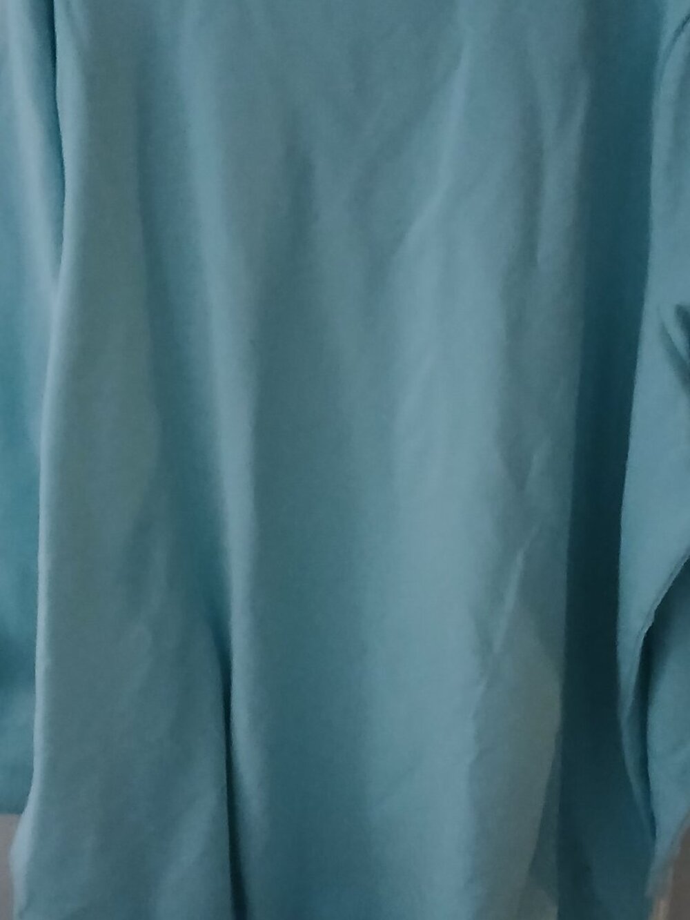 Denim & Co. Active Regular French Terry Tunic w/ Gauze Detail - Picture 7 of 7